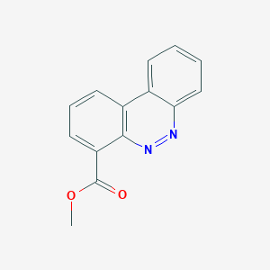 molecular formula C14H10N2O2 B099190 Methyl benzo[c]cinnoline-4-carboxylate CAS No. 19174-81-3