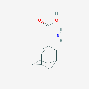 molecular formula C13H21NO2 B099201 2-Adamantan-1-YL-2-aminopropionic acid CAS No. 16091-92-2