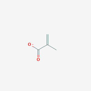 molecular formula C4H5O2- B099206 Methacrylate CAS No. 18358-13-9