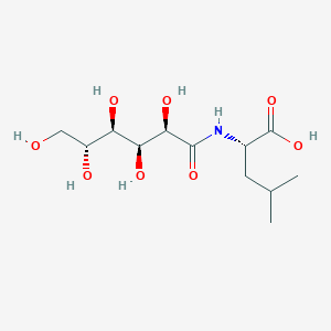 molecular formula C12H23NO8 B099214 N-D-Gluconoyl-L-leucine CAS No. 15893-50-2
