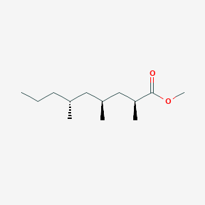 molecular formula C13H26O2 B099217 Methyl (2S,4S,6R)-2,4,6-trimethylnonanoate CAS No. 18450-81-2