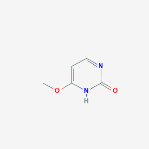 molecular formula C5H6N2O2 B099220 6-methoxypyrimidin-2(1h)-one CAS No. 18002-25-0