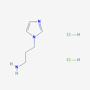 molecular formula C6H13Cl2N3 B099221 3-(Imidazole-1-yl)-propylamine Dihydrochloride CAS No. 17583-33-4