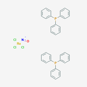 molecular formula C36H30Cl3NOP2Ru- B099239 Trichloronitrosylbis(triphenylphosphine)ruthenium CAS No. 15349-78-7
