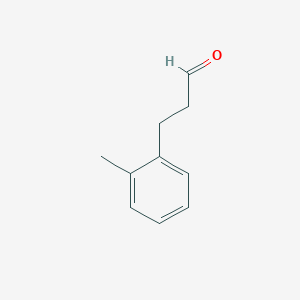 molecular formula C10H12O B099241 3-(2-Methylphenyl)propanal CAS No. 19564-40-0