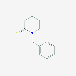 molecular formula C12H15NS B099242 1-Benzylpiperidine-2-thione CAS No. 17642-89-6