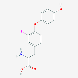 molecular formula C15H14INO4 B099246 3-monoiodothyronine CAS No. 16170-92-6