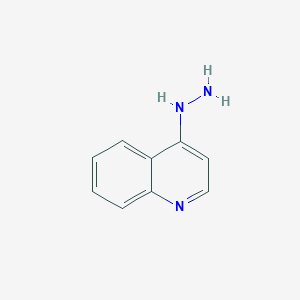 molecular formula C9H9N3 B099260 4-Hydrazinoquinoline CAS No. 15793-93-8