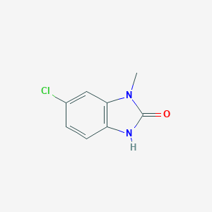molecular formula C8H7ClN2O B099276 6-Chloro-1-methyl-1H-benzo[d]imidazol-2(3H)-one CAS No. 15965-72-7