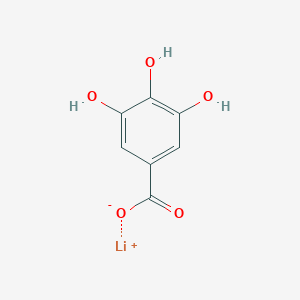 molecular formula C7H5LiO5 B099283 Lithium gallate CAS No. 17103-66-1