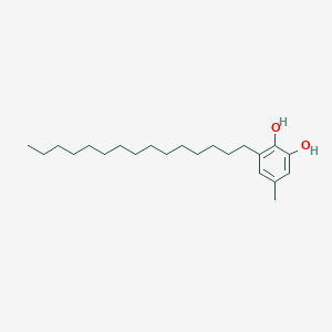 molecular formula C22H38O2 B099286 5-Methyl-3-n-pentadecylcatechol CAS No. 16273-08-8