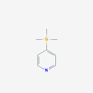 molecular formula C8H13NSi B099293 4-(三甲基甲硅烷基)吡啶 CAS No. 18301-46-7