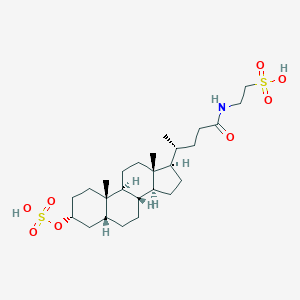 molecular formula C26H45NO8S2 B099298 Taurolithocholic acid 3-sulfate CAS No. 15324-65-9