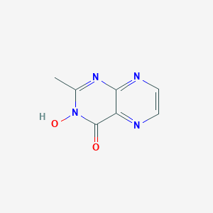 molecular formula C7H6N4O2 B099309 3-Hydroxy-2-methyl-4(3H)-pteridinone CAS No. 18106-58-6