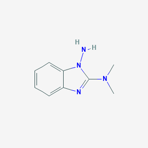 molecular formula C9H12N4 B009931 2-N,2-N-dimethylbenzimidazole-1,2-diamine CAS No. 107879-45-8