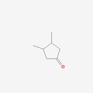 molecular formula C7H12O B099320 3,4-Dimethylcyclopentanone CAS No. 19550-73-3