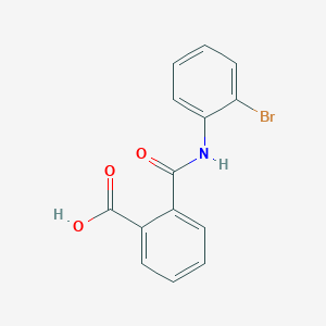 molecular formula C14H10BrNO3 B099321 2-[(2-bromophenyl)carbamoyl]benzoic Acid CAS No. 19336-81-3