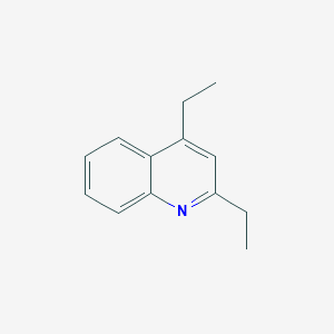 molecular formula C13H15N B099327 2,4-Diethylquinoline CAS No. 17507-22-1
