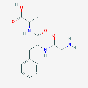 molecular formula C14H19N3O4 B099330 H-Gly-Phe-Ala-OH CAS No. 17123-30-7