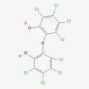 molecular formula C12H2Cl8O3 B099333 Phenol, 2,2'-oxybis(tetrachloro- CAS No. 18632-75-2