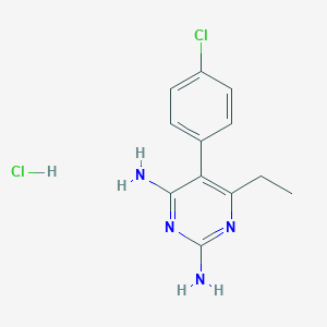 5-(4-Chlorophenyl)-6-ethylpyrimidine-2,4-diamine hydrochloride