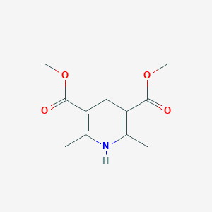 molecular formula C11H15NO4 B099336 Dimethyl 1,4-dihydro-2,6-dimethylpyridine-3,5-dicarboxylate CAS No. 17438-14-1