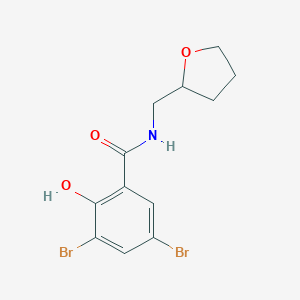 molecular formula C12H13Br2NO3 B099339 Fursalan CAS No. 15686-77-8