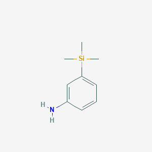 molecular formula C9H15NSi B099340 3-(Trimethylsilyl)aniline CAS No. 15290-25-2
