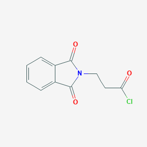 molecular formula C11H8ClNO3 B099341 1-(2-Phthalimidopropionyl)chloride CAS No. 17137-11-0
