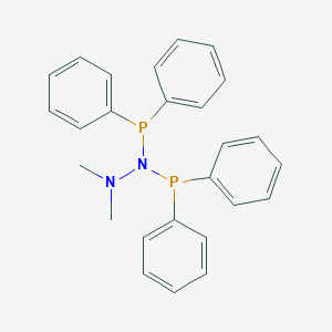 molecular formula C26H26N2P2 B099348 Hydrazine, 1,1-bis(diphenylphosphino)-2,2-dimethyl- CAS No. 17239-58-6