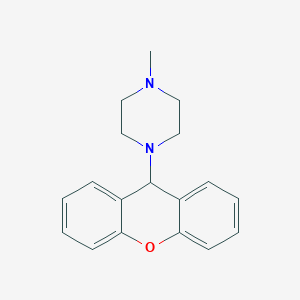 molecular formula C18H20N2O B099352 1-Methyl-4-(9h-xanthen-9-yl)piperazine CAS No. 19178-84-8
