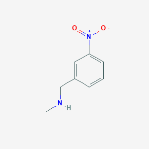 molecular formula C8H10N2O2 B099359 N-甲基-1-(3-硝基苯基)甲胺 CAS No. 19499-61-7