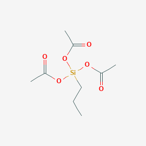 molecular formula C9H16O6Si B099367 Propylsilanetriyl triacetate CAS No. 17865-07-5