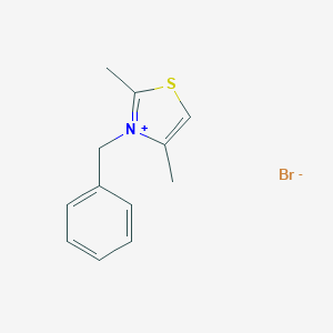 Thiazolium, 2,4-dimethyl-3-(phenylmethyl)-, bromide