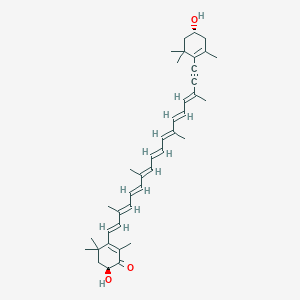 molecular formula C40H52O3 B099390 Pectenolone CAS No. 16913-24-9
