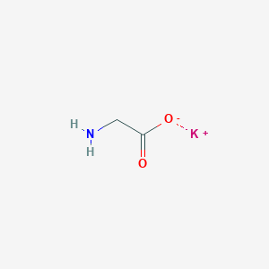 molecular formula C2H4KNO2 B099397 Potassium glycinate CAS No. 15743-44-9