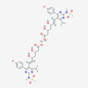 molecular formula C22H28CaFN3O6S B000994 Rosuvastatin calcium-Bio-X trade mark CAS No. 147098-20-2