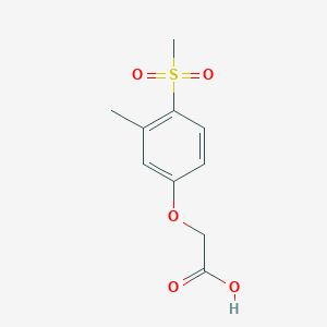 Acetic acid, ((4-(methylsulfonyl)-m-tolyl)oxy)-