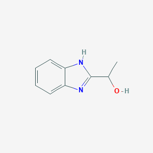 B099427 1-(1H-Benzimidazol-2-yl)ethanol CAS No. 19018-24-7