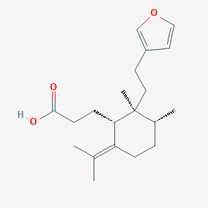 molecular formula C20H30O3 B009943 Secochiliotrin CAS No. 102904-60-9