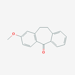 molecular formula C16H14O2 B099441 2-Methoxy-dibenzosuberone CAS No. 17910-72-4