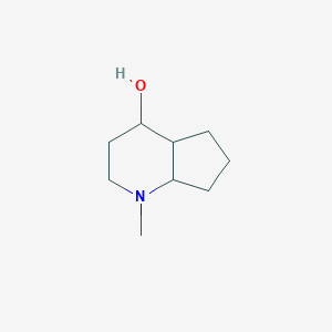 molecular formula C9H17NO B099444 [1]Pyrindin-4-ol, 1-methyloctahydro- CAS No. 18486-00-5