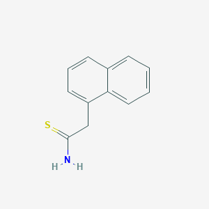 molecular formula C12H11NS B099445 1-Naphthaleneethanethioamide CAS No. 17518-47-7