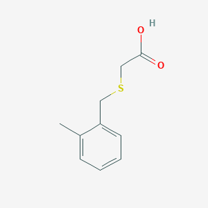 [(2-Methylbenzyl)thio]acetic acid