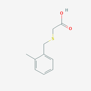 molecular formula C10H12O2S B099457 [(2-Methylbenzyl)thio]acetic acid CAS No. 18926-49-3