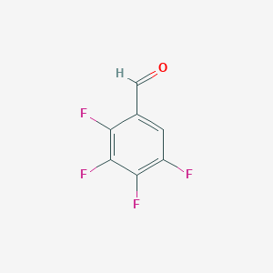 molecular formula C7H2F4O B099461 2,3,4,5-Tetrafluorobenzaldehyde CAS No. 16583-06-5
