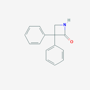 molecular formula C15H13NO B099462 3,3-Diphenyl-2-azetidinone CAS No. 15826-12-7