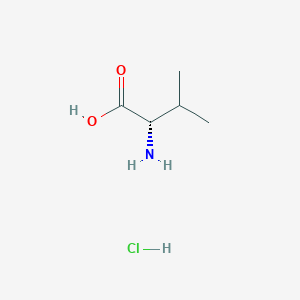 molecular formula C5H12ClNO2 B099466 L-Valine hydrochloride CAS No. 17498-50-9