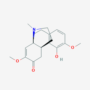 molecular formula C19H23NO4 B099468 头孢胺 CAS No. 15444-26-5