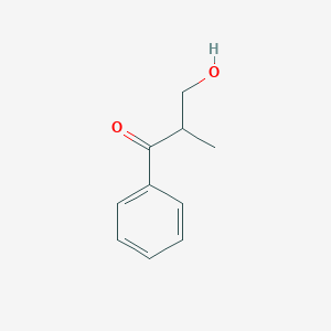 molecular formula C10H12O2 B099471 3-Hydroxy-2-methyl-1-phenylpropan-1-one CAS No. 16735-22-1